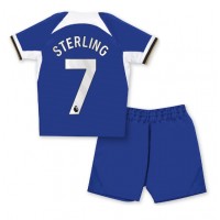 Dres Chelsea Raheem Sterling #7 Domáci pre deti 2023-24 Krátky Rukáv (+ trenírky)